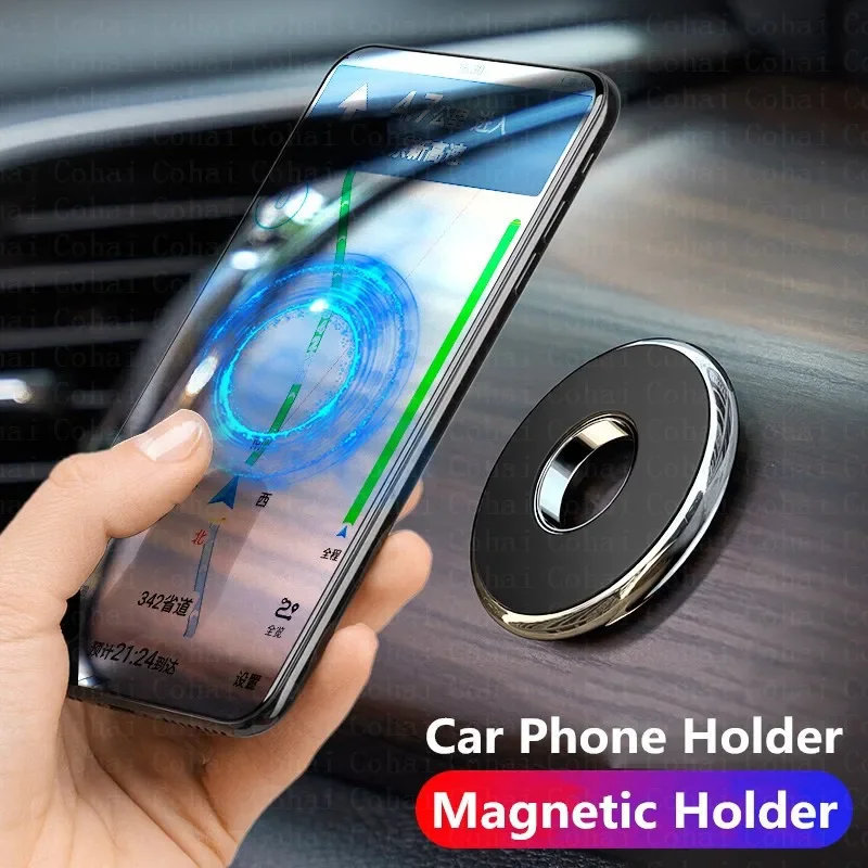 磁石式の車載スマホホルダー。ダッシュボードに取り付け可能なミ - Phone Accessories Useful のレビューと価格