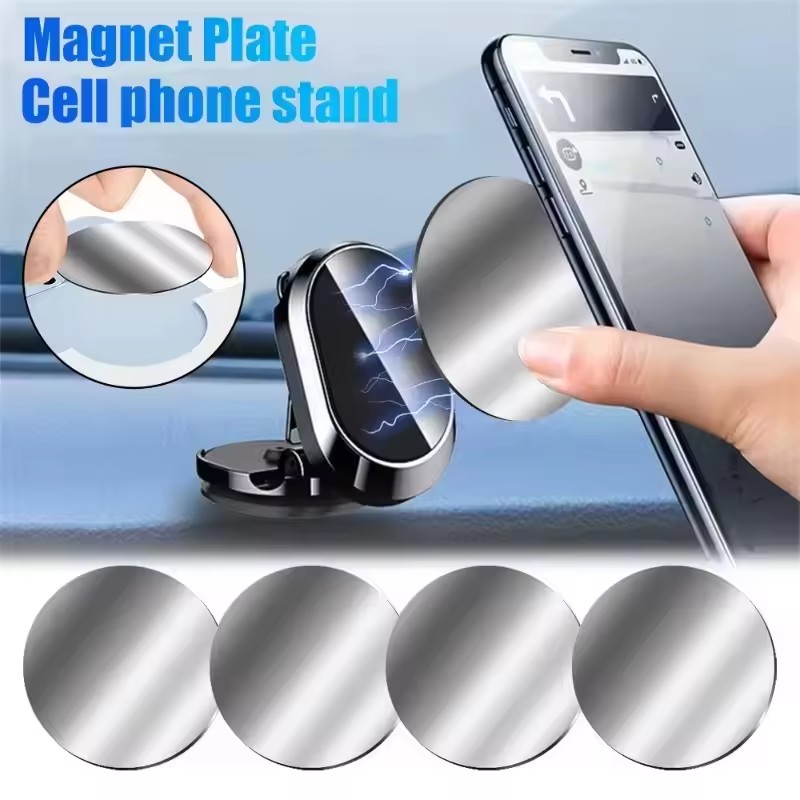 1/50個入り 磁気金属プレート 磁気式車載携帯電話ホルダー - Phone Accessories Useful のレビューと価格