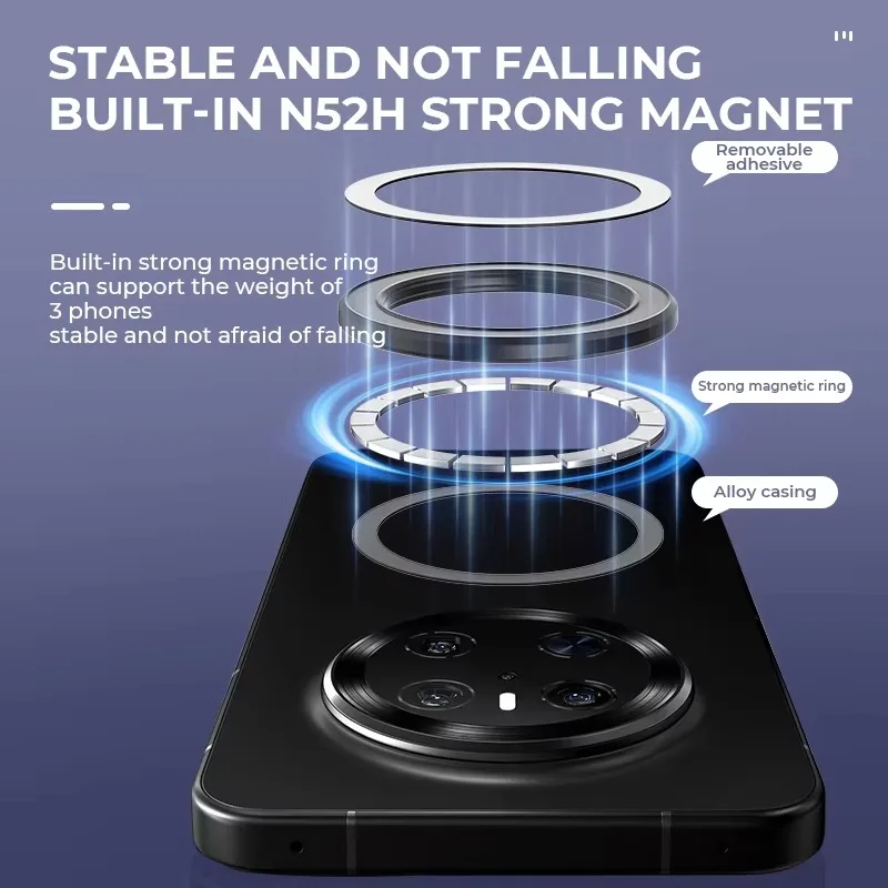 MagSafe対応、強力磁石リング式スマートフォンホルダー。 - Phone Accessories Useful のレビューと価格