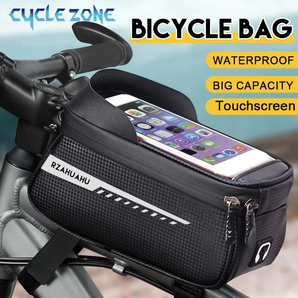 自転車フロントビームバッグフロントチューブサイクリングバッグ - Phone Zone Accessories & Repair Photos のレビューと価格