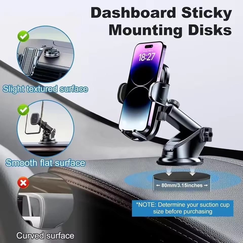 スマートフォン用ホルダー、ステッカー、ディスクパッド、ベース - Phone Accessories Holder Car のレビューと価格